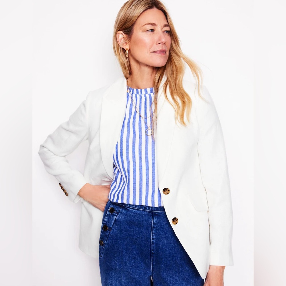 Boden Stamford Linen Blazer